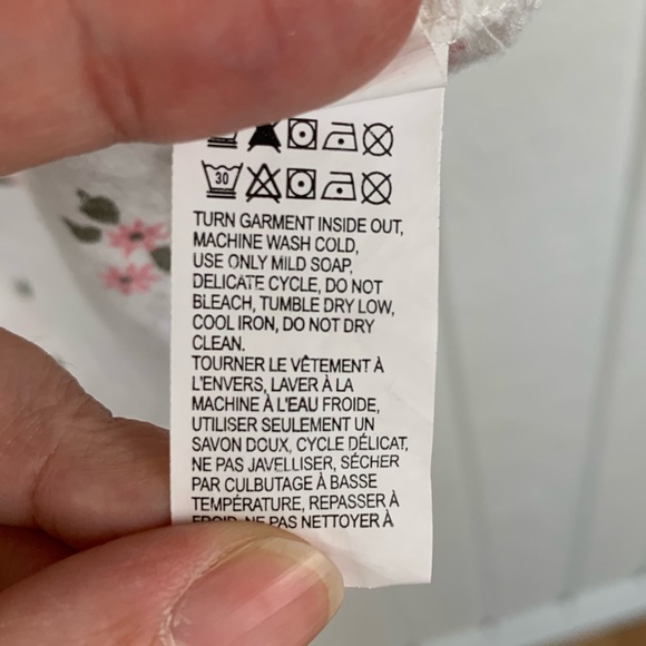 Lucky Brand Pink Floral Boxy Top Size L - Picture 5 of 10